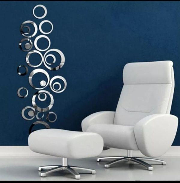 3D MIRROR WALL STICKERS